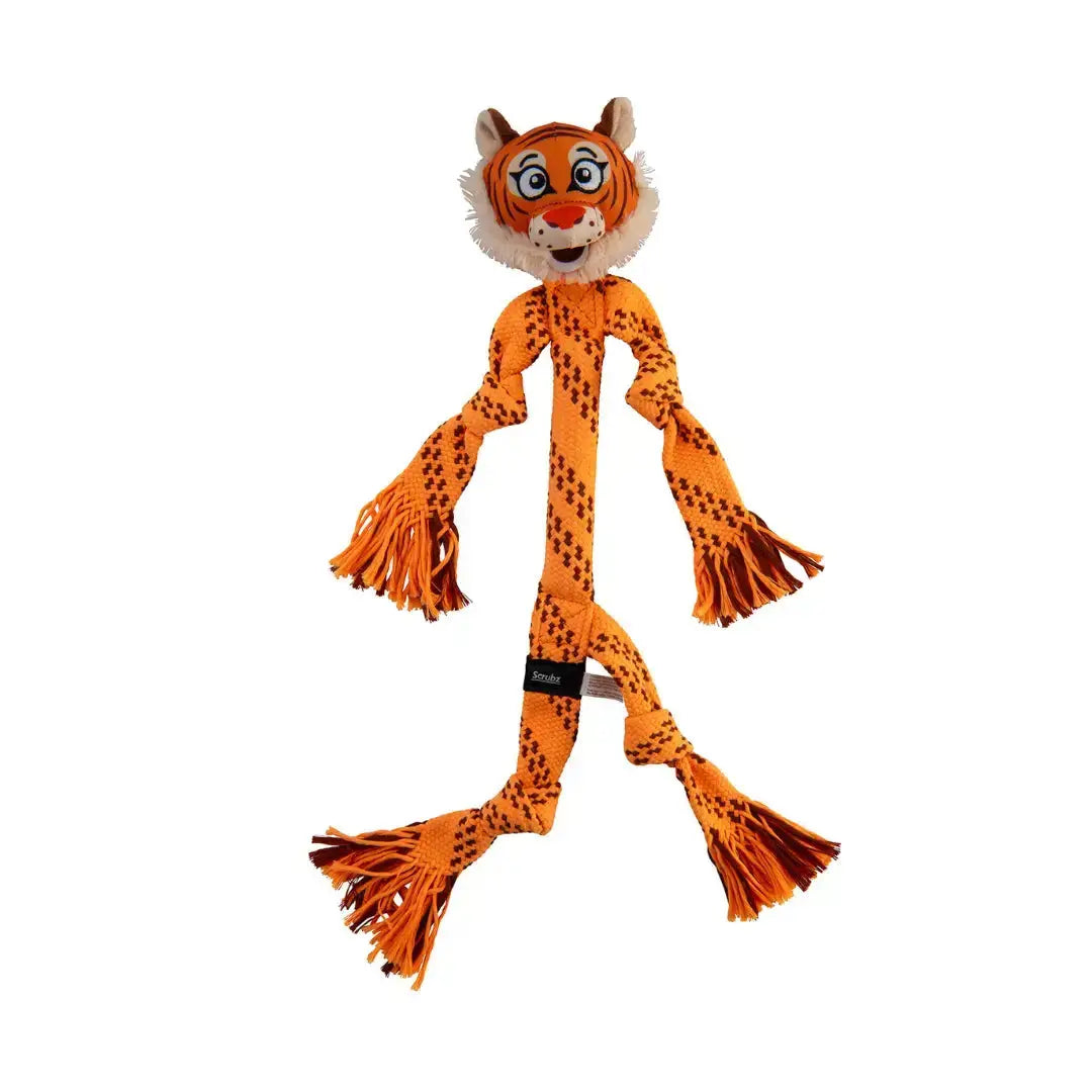 Rogz Scrubz Safari Dental Rope Toy - New   | Canine & Co