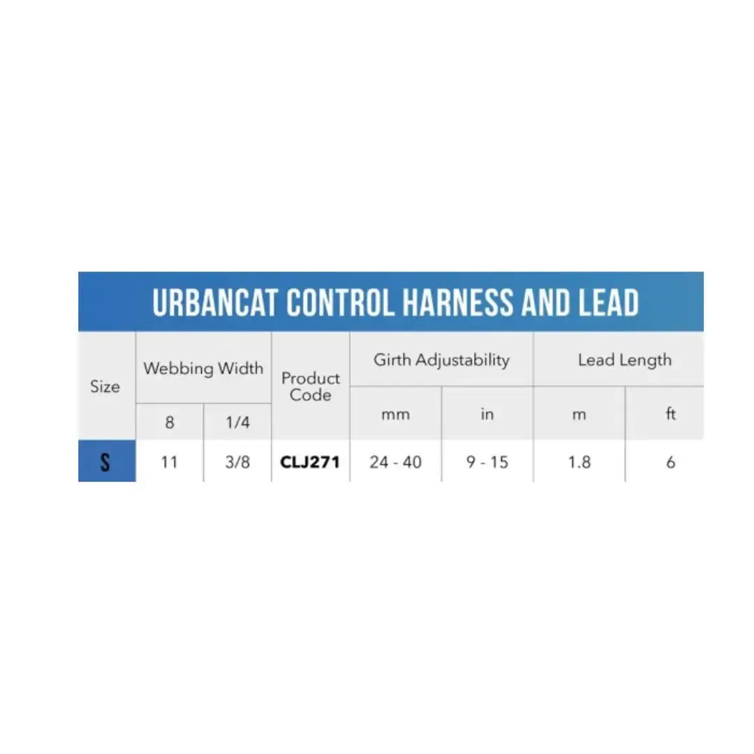 Rogz Urbancat Control Harness and Lead   | Canine & Co