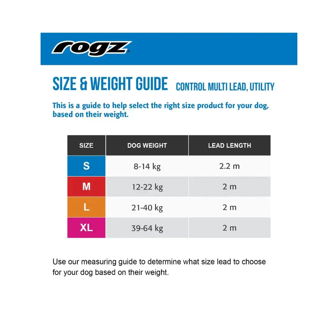 Rogz Utility Control Multi Dog Leash   | Canine & Co