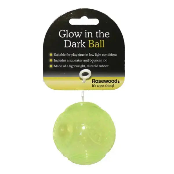 Rosewood Jolly Doggy Glow In The Dark Ball   | Canine & Co
