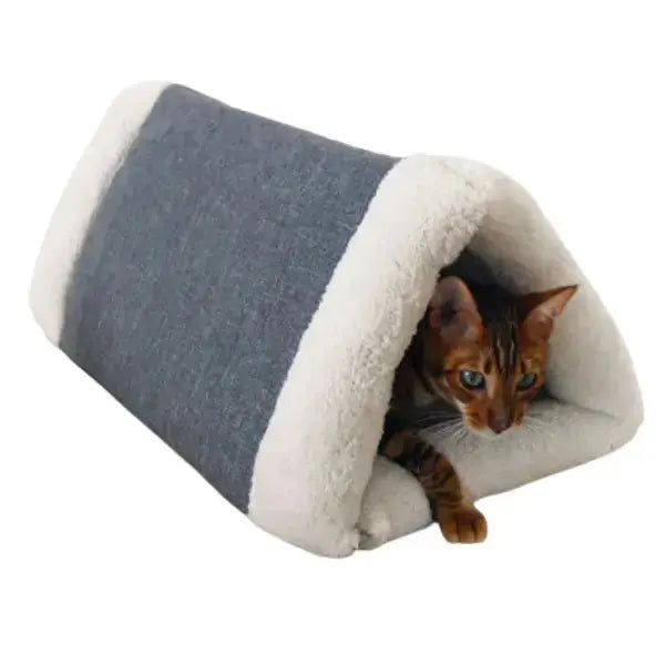 Rosewood Snuggle Plush 2-in-1 Cat Den   | Canine & Co