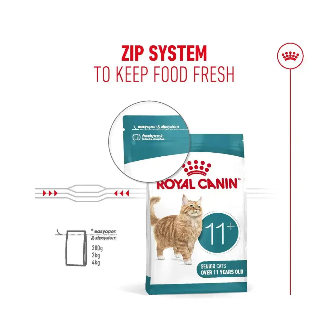 Royal Canin Ageing 11+ Senior Dry Cat Food   | Canine & Co