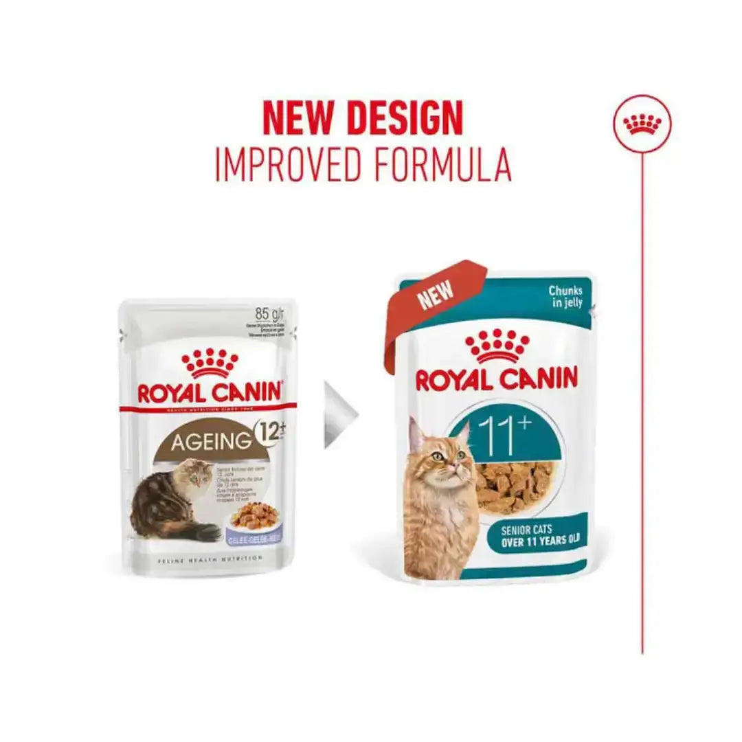 Royal Canin Ageing +11 Cat Wet Cat Food Pouch (New)   | Canine & Co