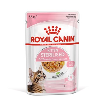 Royal Canin Sterilised Kitten Chunks in Jelly Wet Cat Food   | Canine & Co