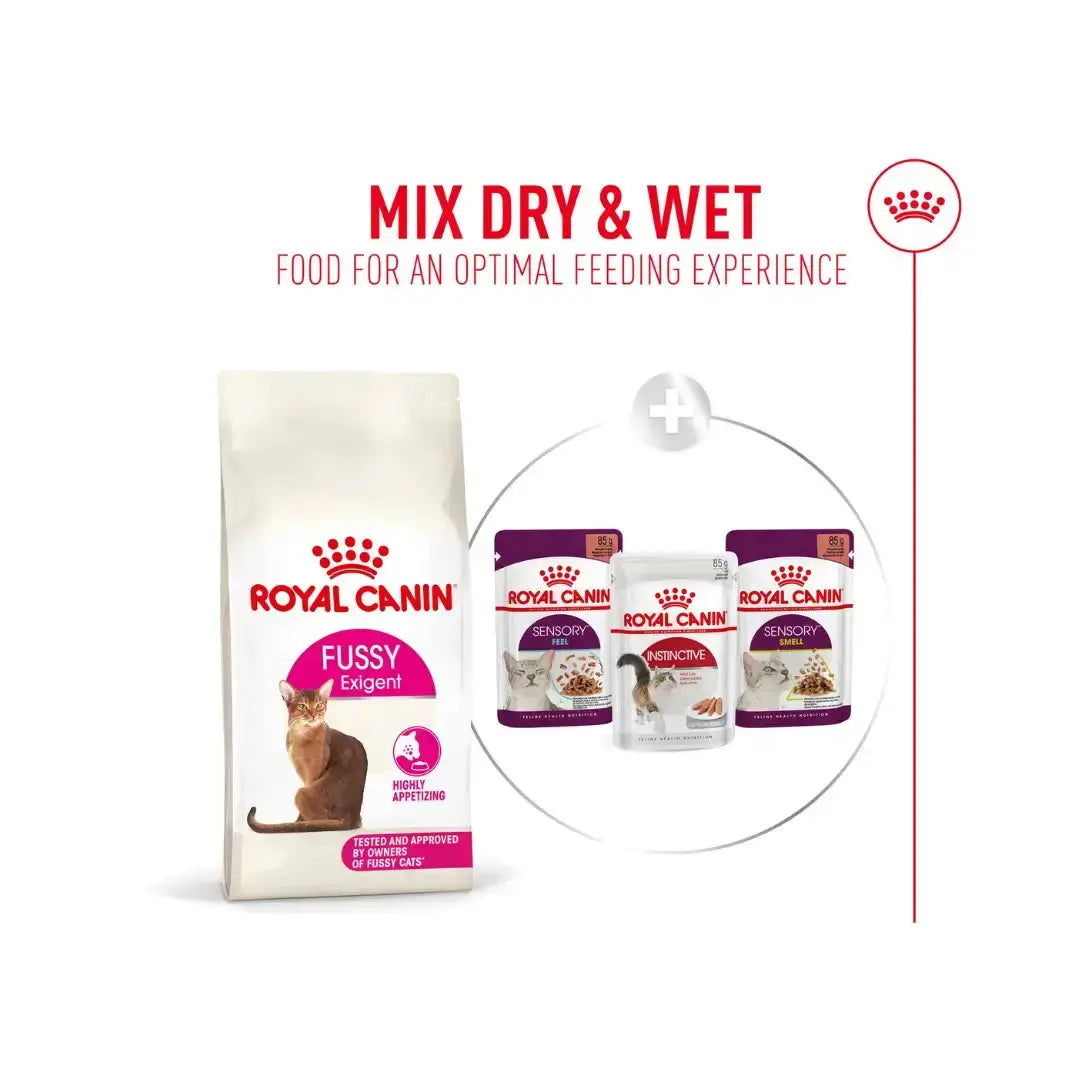 Royal Canin Fussy Exigent Dry Cat Food   | Canine & Co