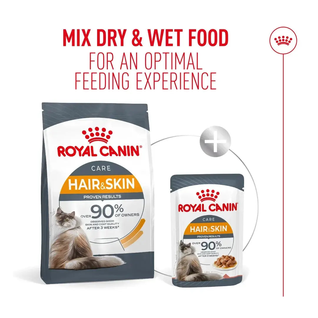 Royal Canin Hair & Skin Cat Wet Cat Food Pouch
