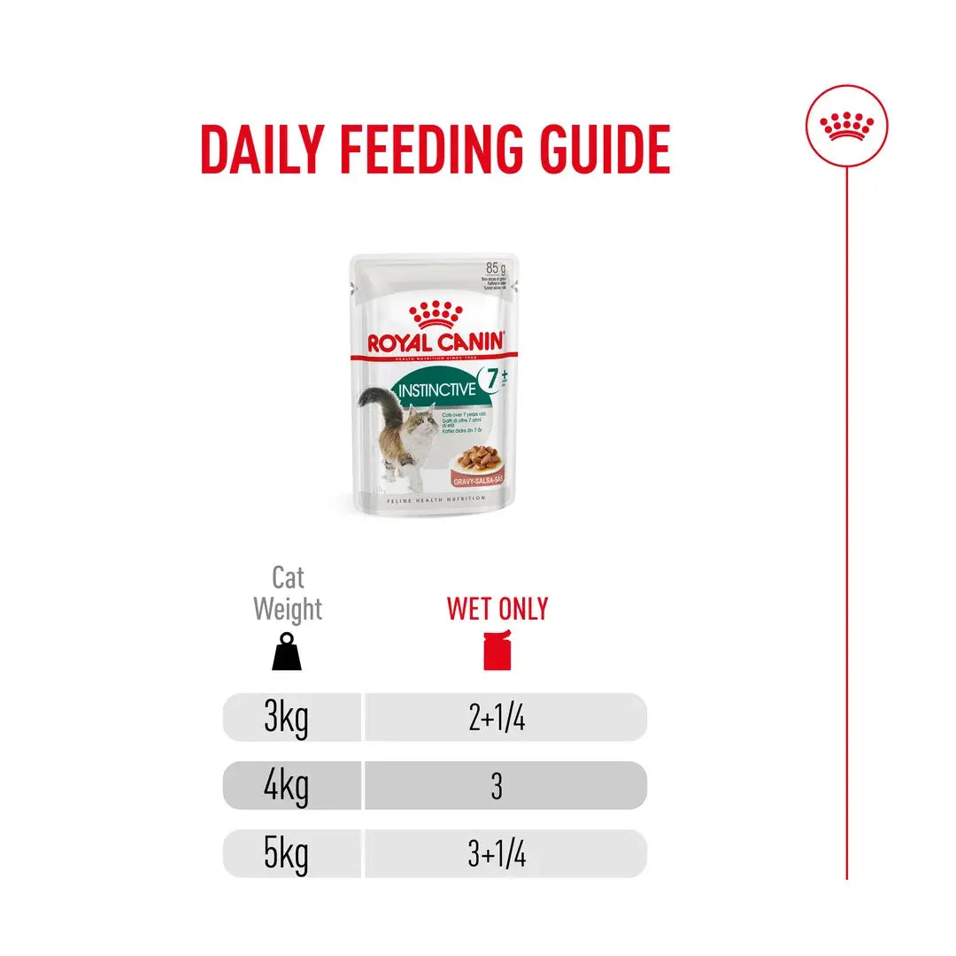 Royal Canin Instinctive +7 Cat Wet Cat Food Pouch