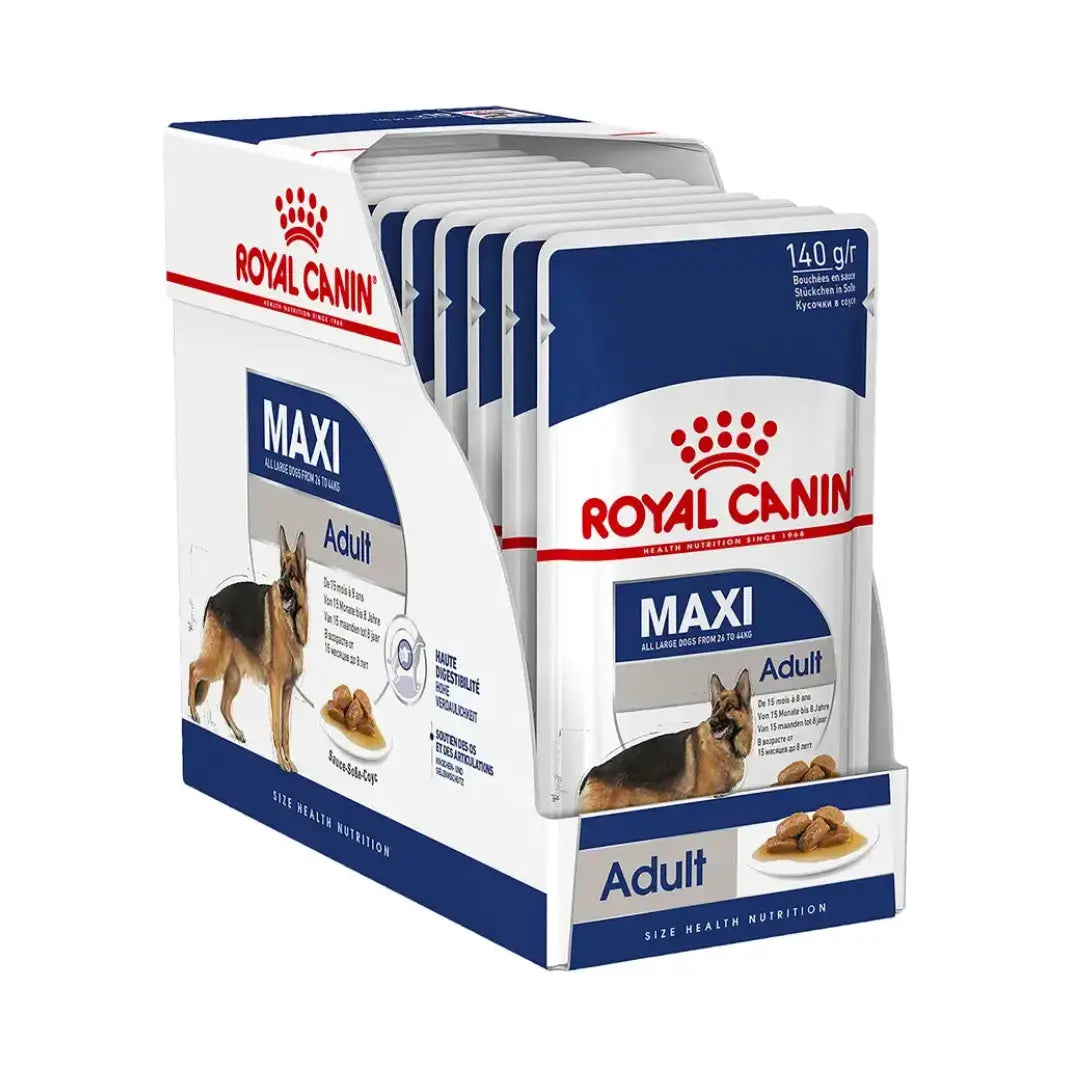 Royal Canin Maxi Adult Wet Dog Food Pouch   | Canine & Co