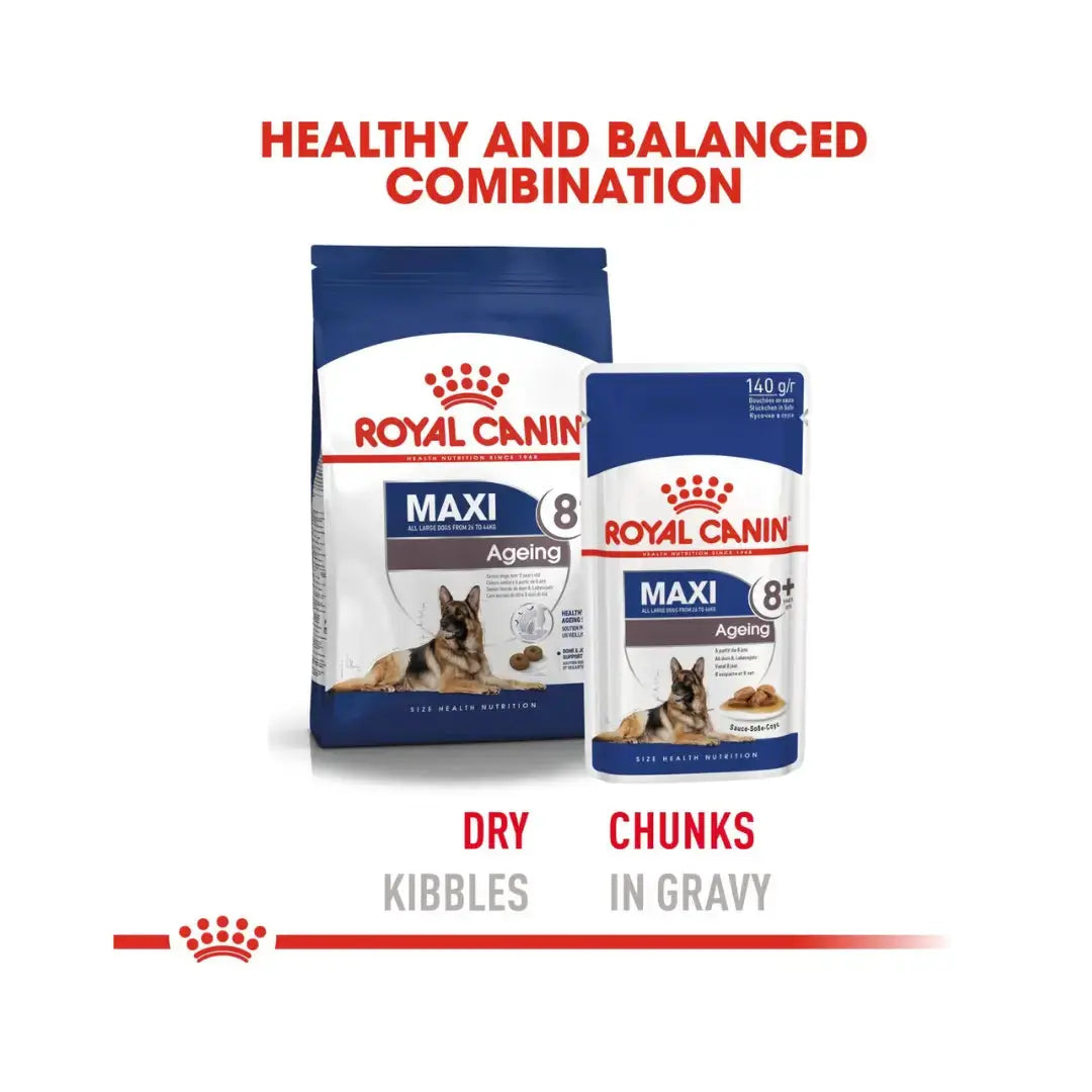 Royal Canin Maxi Ageing 8+ Wet Dog Food Pouch   | Canine & Co