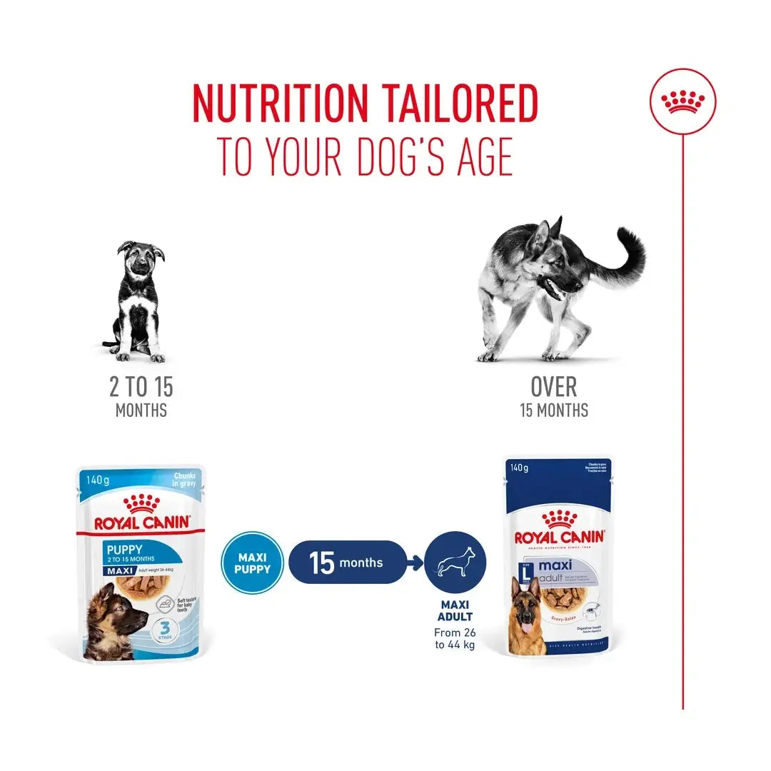 Royal Canin Maxi Puppy Wet Dog Food Pouch