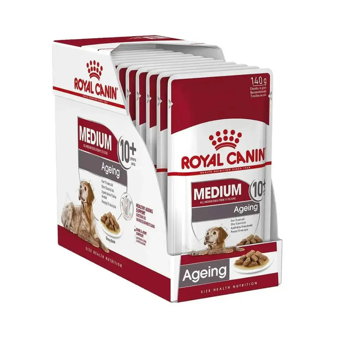 Royal Canin Medium Ageing Wet Dog Food Pouch   | Canine & Co