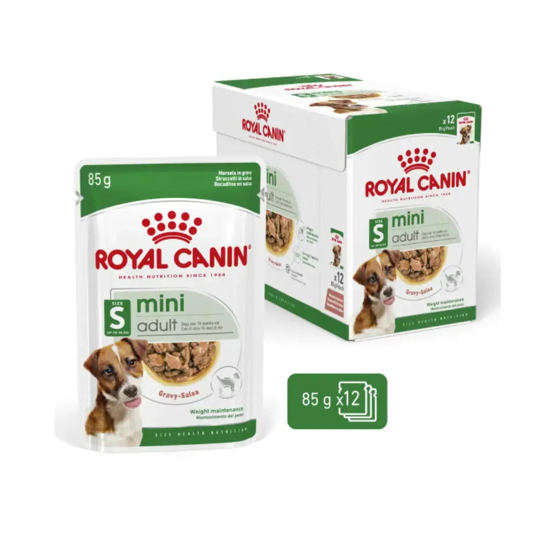 Royal Canin Mini Adult Dog Wet Dog Food Pouch   | Canine & Co
