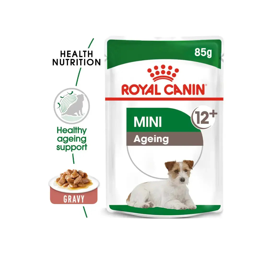 Royal Canin Mini Ageing 12+ Wet Dog Food Pouch   | Canine & Co