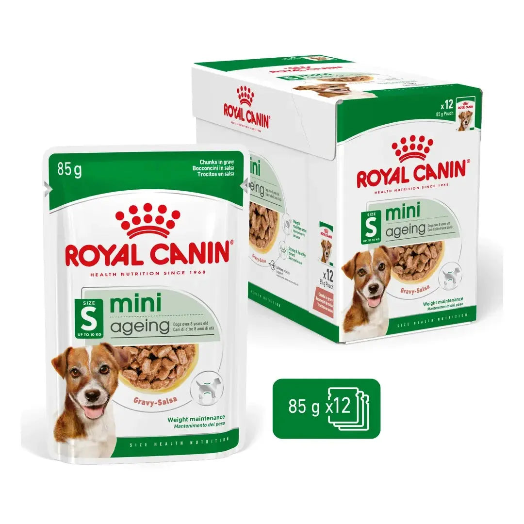 Royal Canin Mini Ageing 12+ Wet Dog Food Pouch