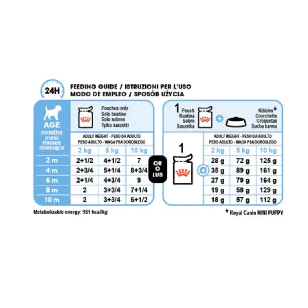 Royal Canin Mini Puppy Wet Dog Food Pouch   | Canine & Co