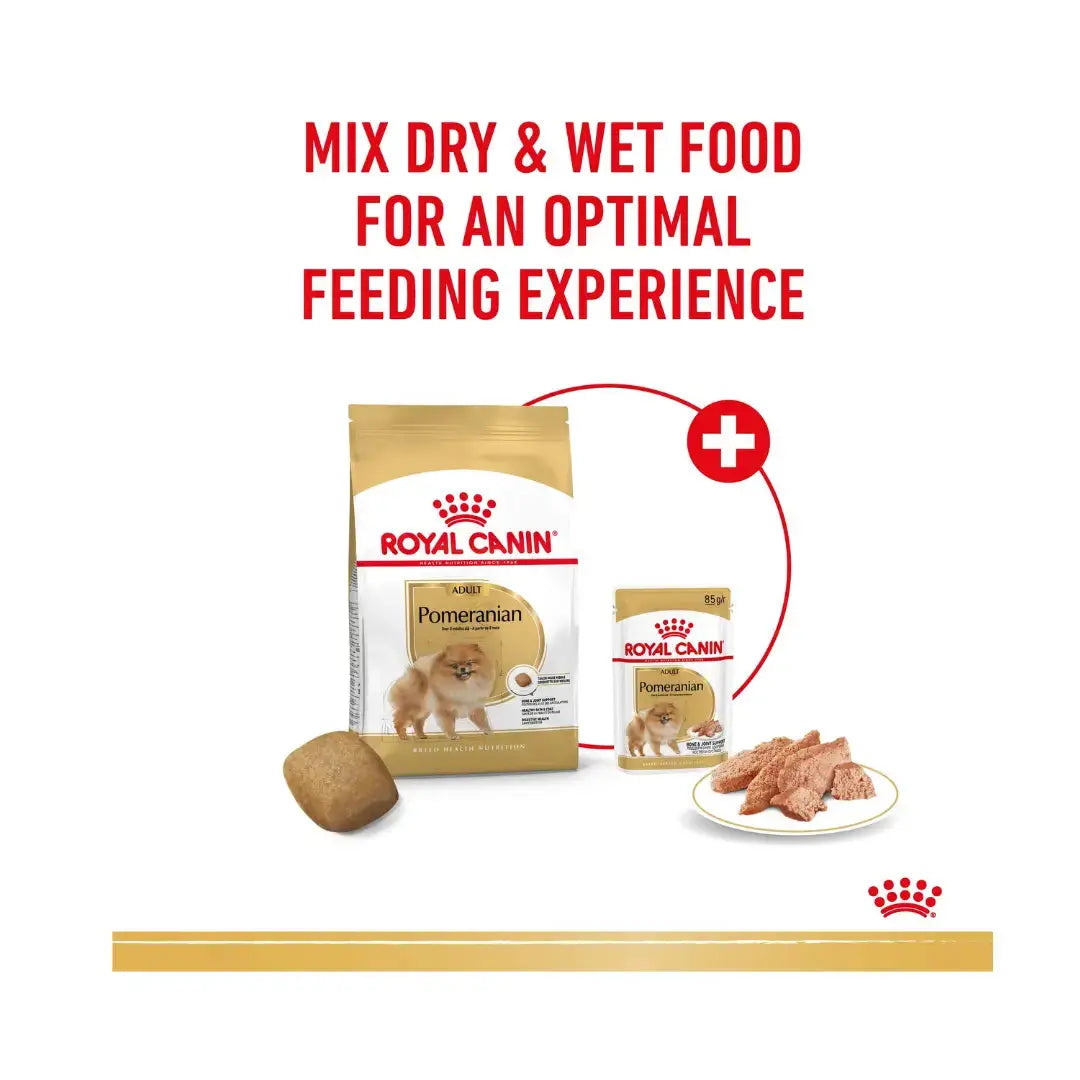 Royal Canin Pomeranian Adult Wet Dog Food Pouch   | Canine & Co