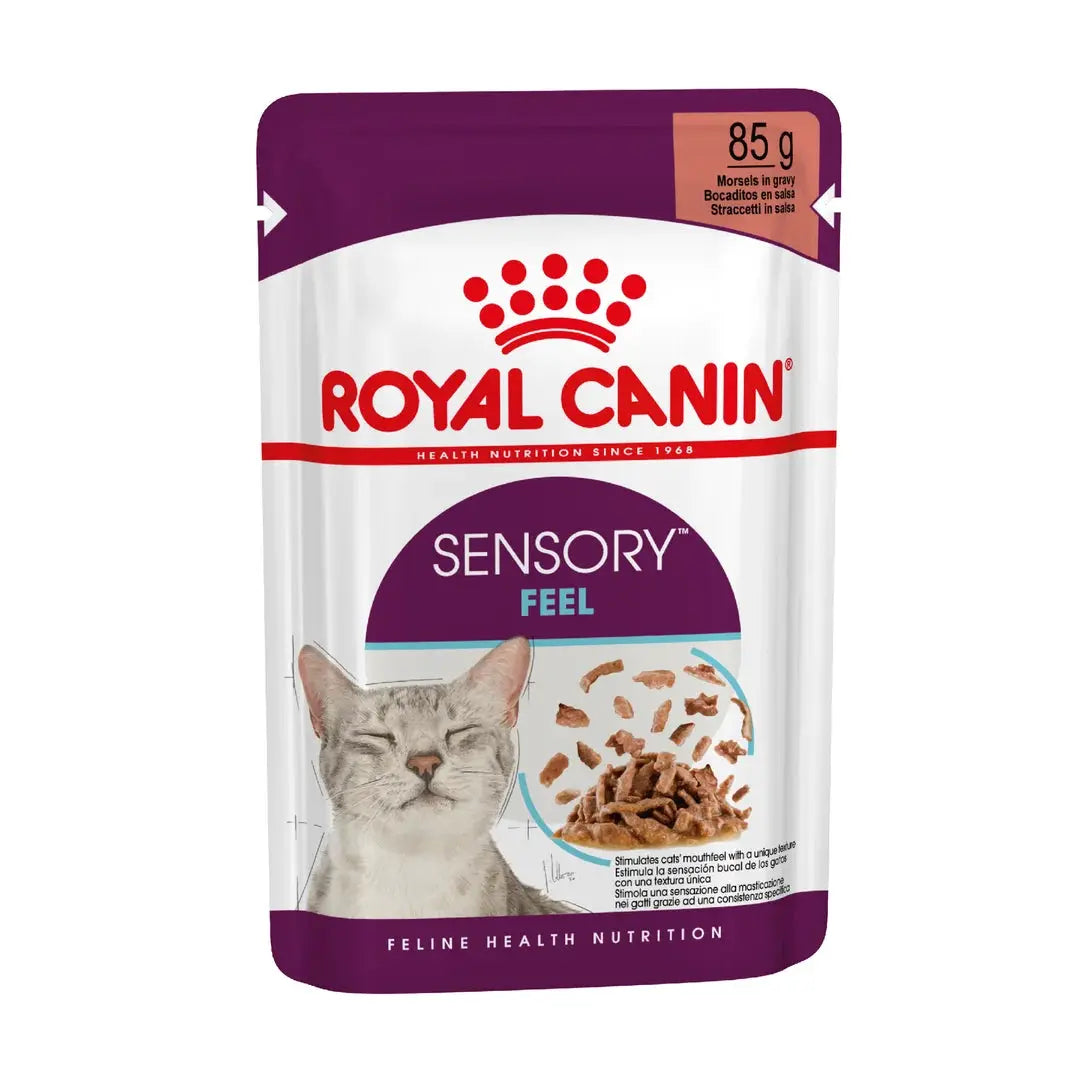 Royal Canin Sensory Feel Morsels In Gravy Cat Wet Cat Food Pouch