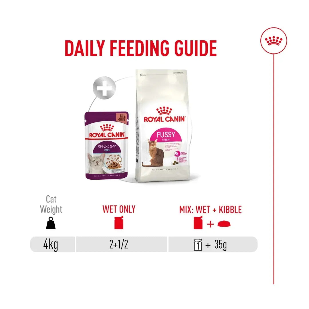 Royal Canin Sensory Feel Morsels In Gravy Cat Wet Cat Food Pouch