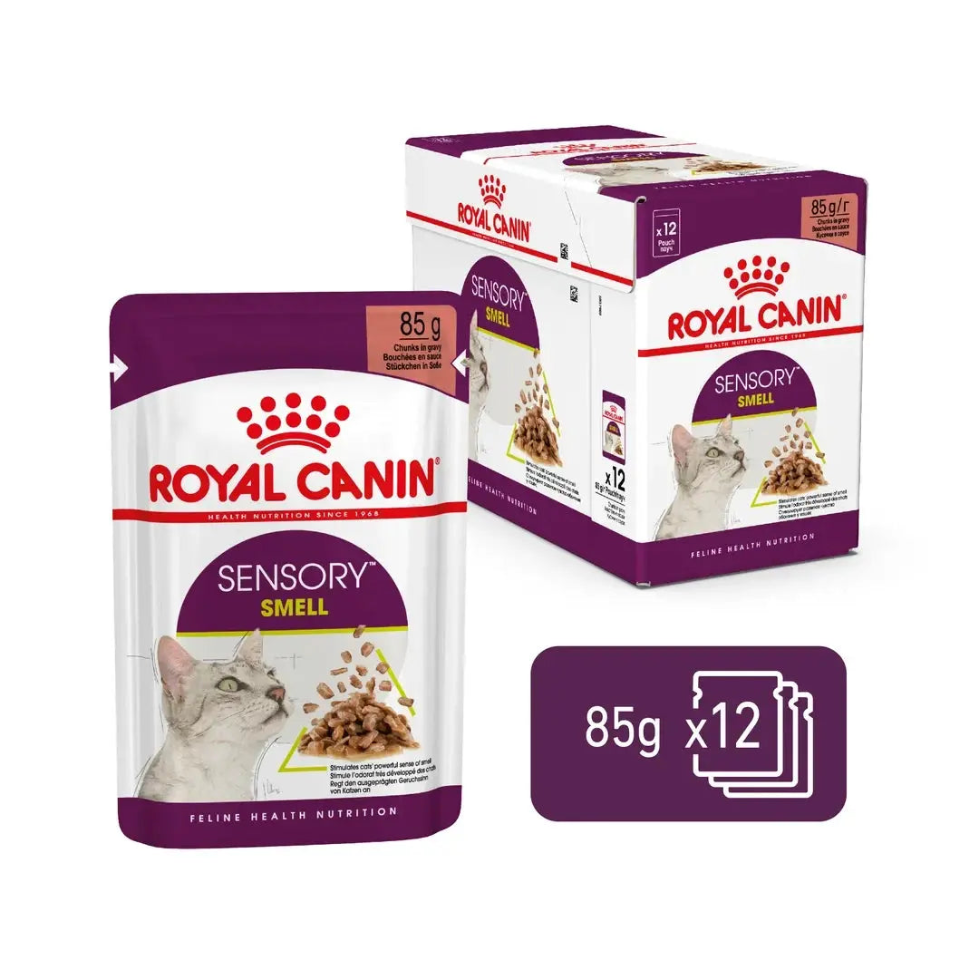 Royal Canin Sensory Smell Chunks In Gravy Cat Wet Cat Food Pouch