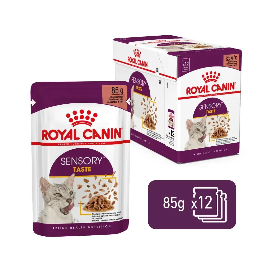 Royal Canin Sensory Taste Chunks In Gravy Cat Wet Cat Food Pouch