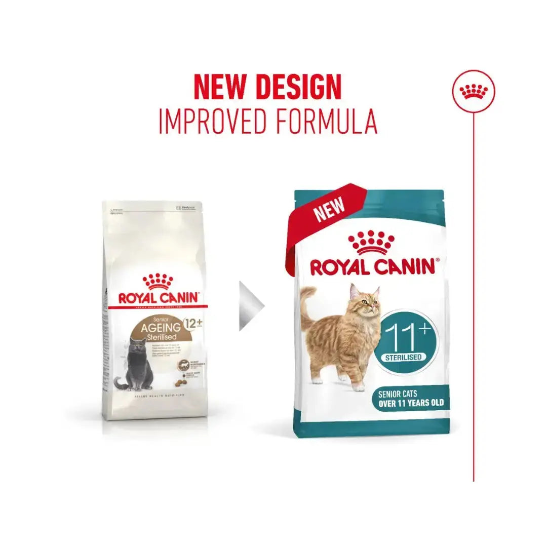Royal Canin Sterilised Ageing 12+ Dry Cat Food   | Canine & Co