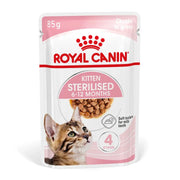 Royal Canin Sterilised Kitten Chunks in Gravy Wet Cat Food