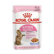 Royal Canin Sterilised Kitten Chunks in Jelly Wet Cat Food   | Canine & Co