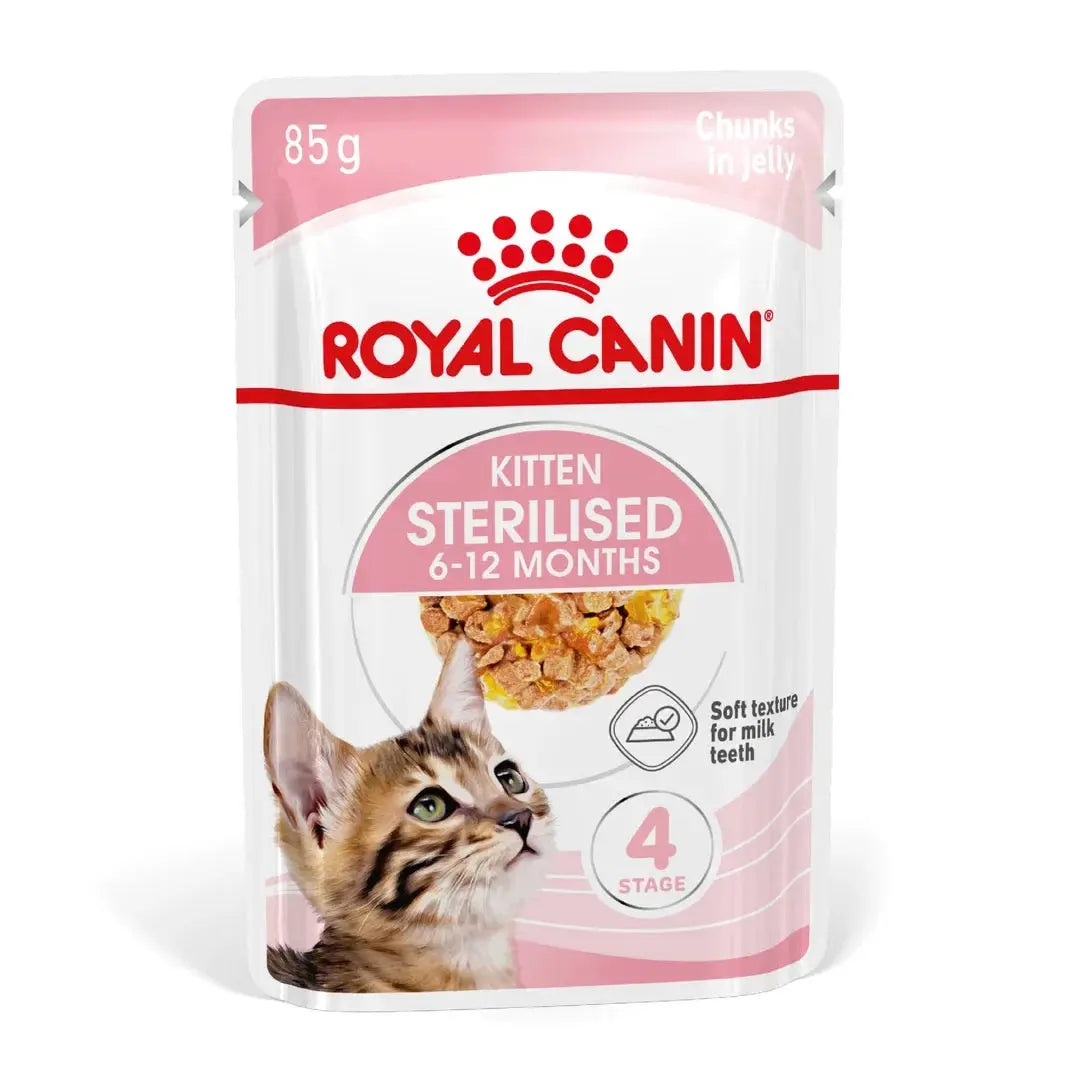 Royal Canin Sterilised Kitten Chunks in Jelly Wet Cat Food
