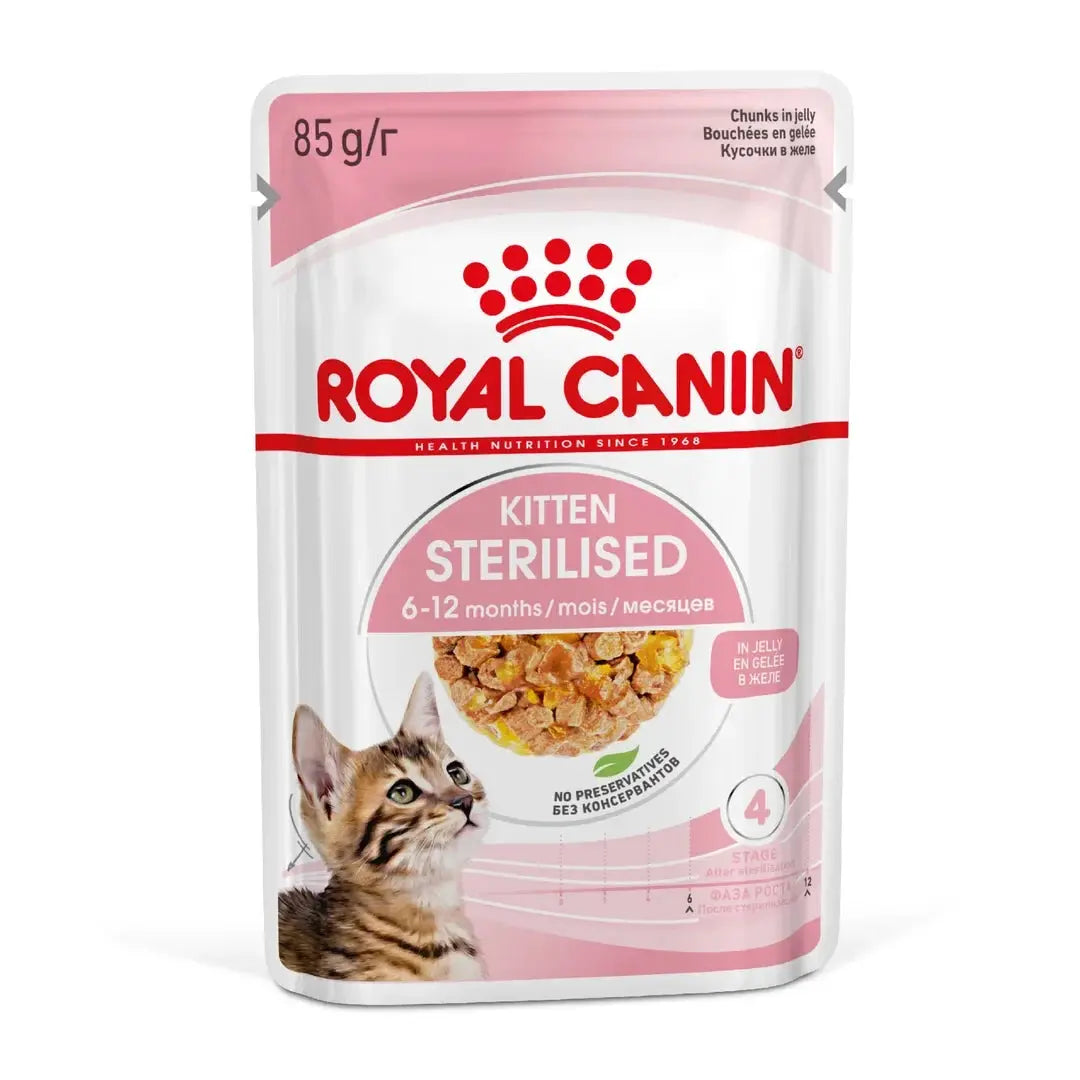 Royal Canin Sterilised Kitten Chunks in Jelly Wet Cat Food