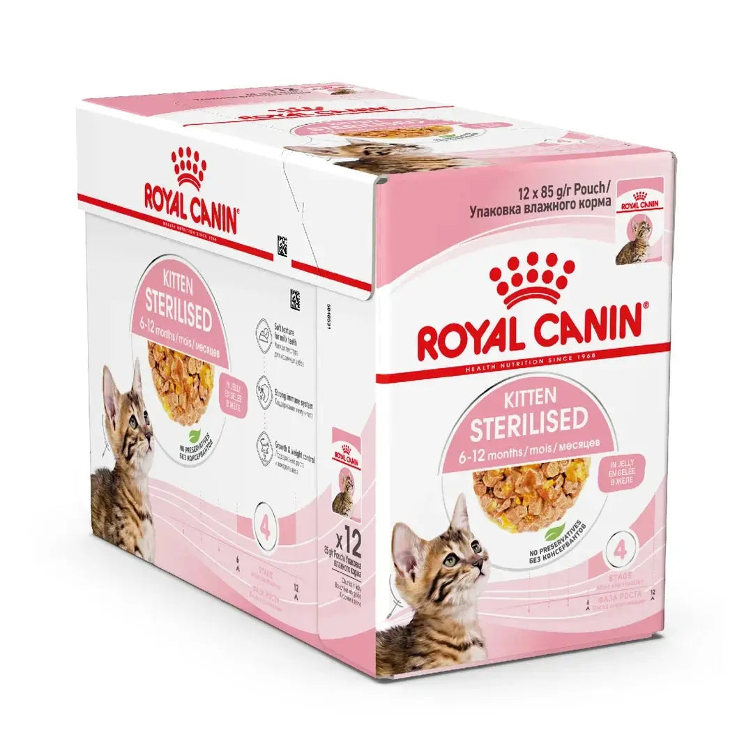 Royal Canin Sterilised Kitten Chunks in Jelly Wet Cat Food