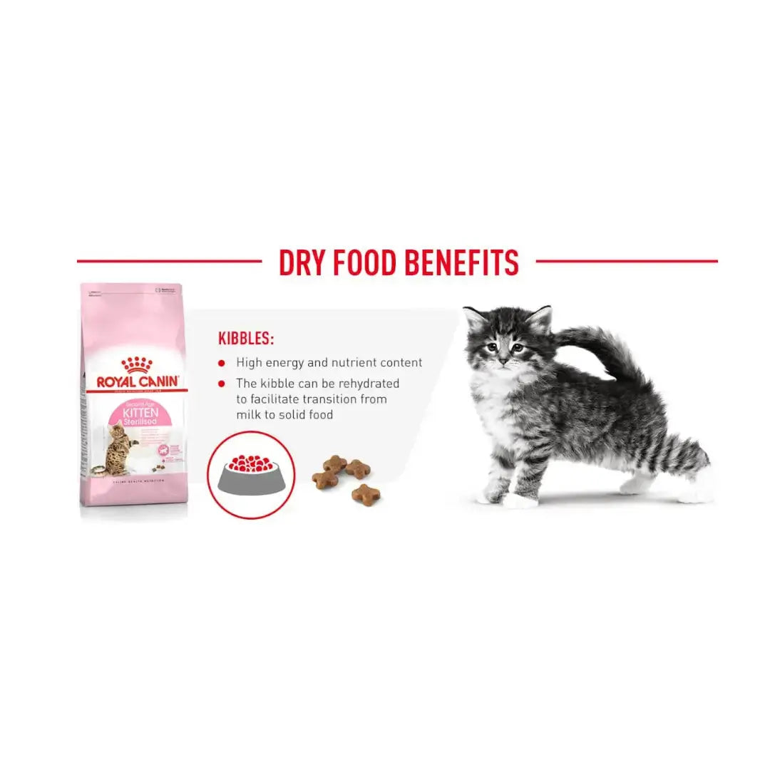 Royal Canin Sterilised Kitten Dry Cat Food   | Canine & Co