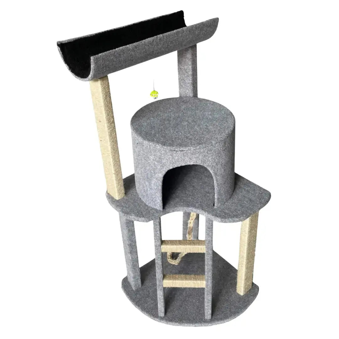 Scratz Me Corner Cabin Deluxe Cat Scratch Post   | Canine & Co