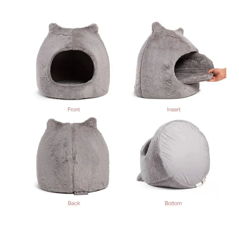 Best Friends Meow Hut Fur Bed