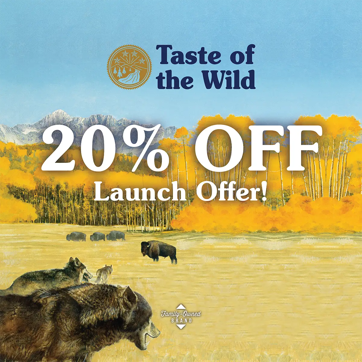 20% Off Taste Of The Wild