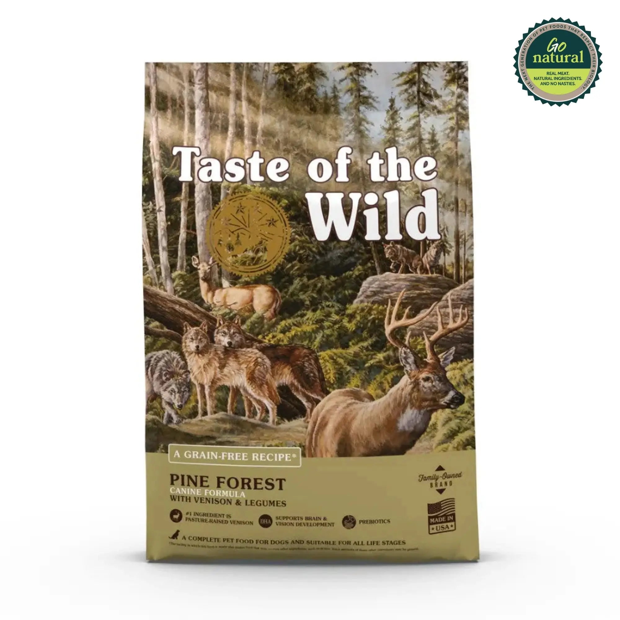 Taste of the Wild Canine Pine Forest All Life Stages Formula with Venison Dry Dog Food   | Canine & Co