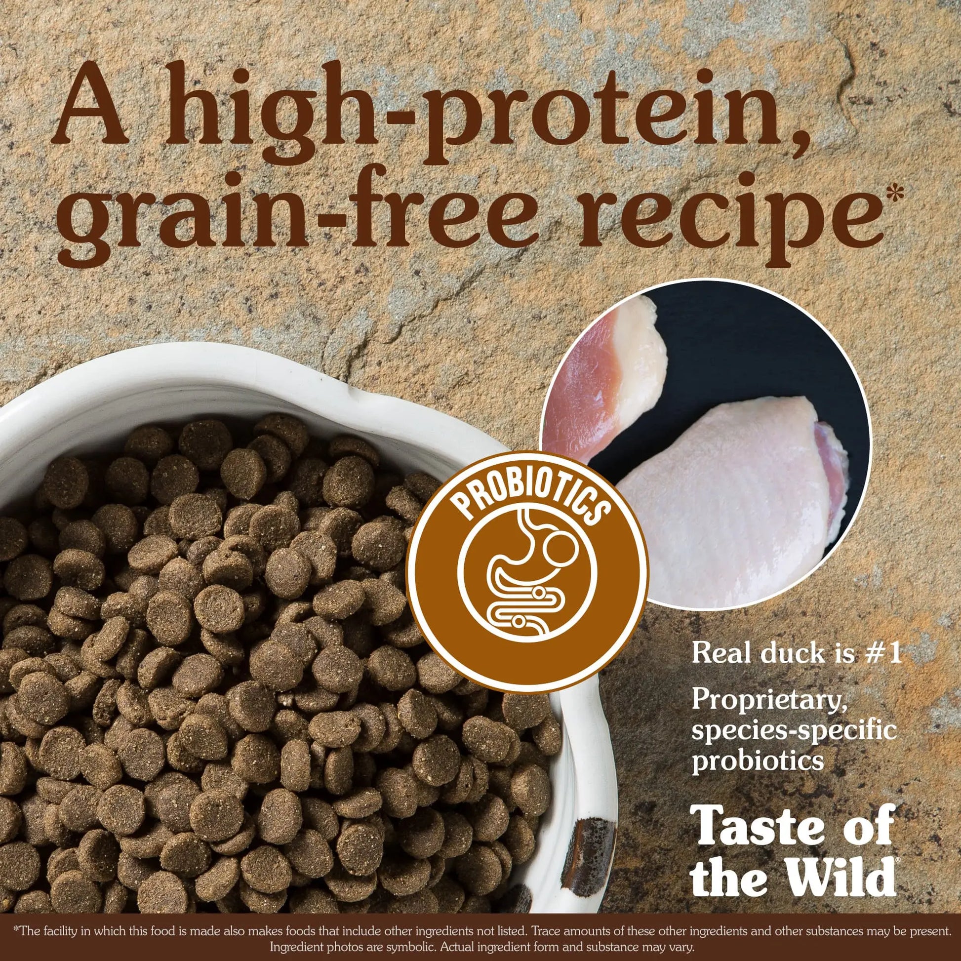 Taste of the Wild Canine Wetlands kibble with real duck