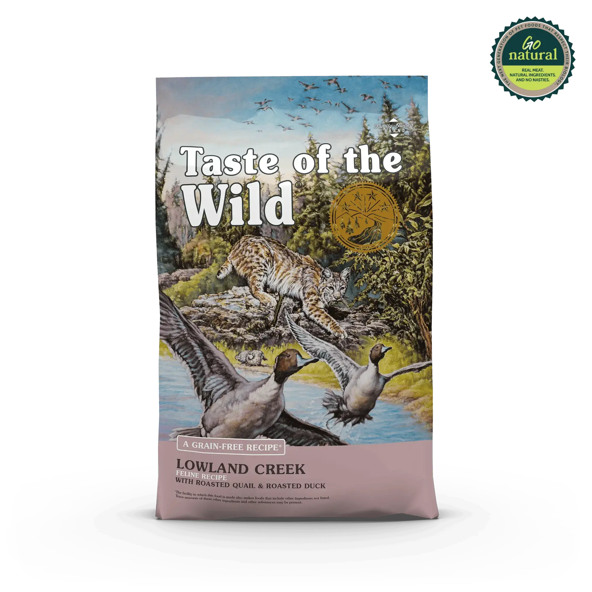 Taste of the Wild Feline Lowland Creek All Life Stages with Roasted Quail & Roasted Duck Dry Cat Food   | Canine & Co