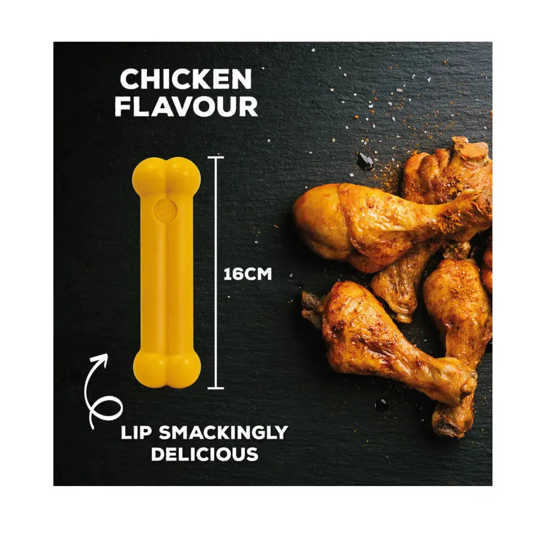Tasty Bone Classic Chew Toy Chicken Flavour   | Canine & Co
