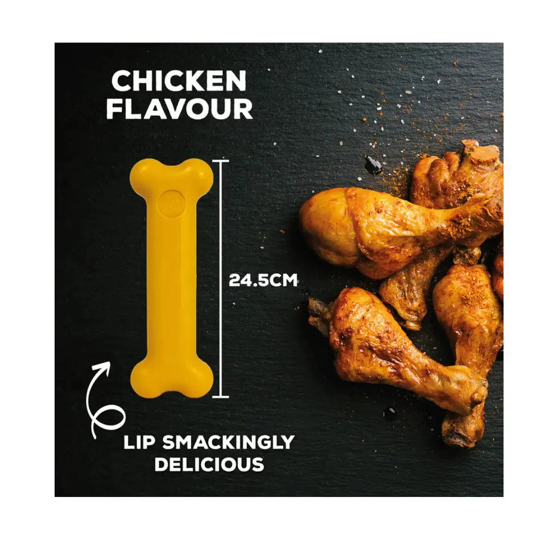 Tasty Bone Classic Chew Toy Chicken Flavour   | Canine & Co