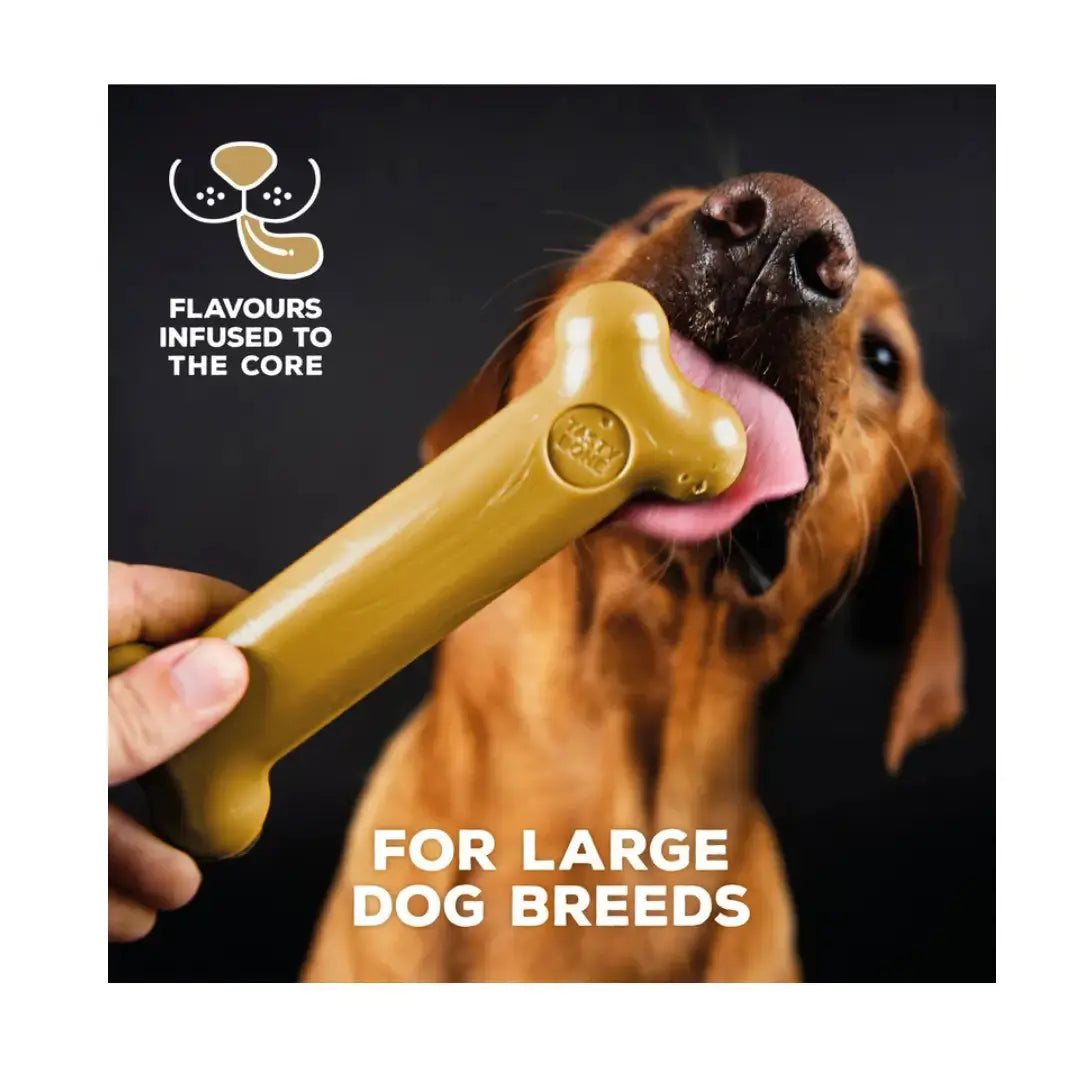 Tasty Bone Classic Chew Toy Peanut Butter Flavour   | Canine & Co