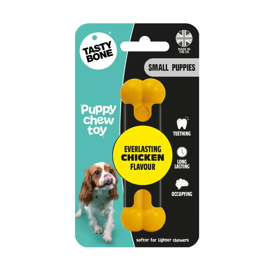 Tasty Bone Puppy Classic Chew Toy Chicken Flavour   | Canine & Co