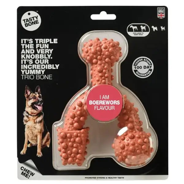 Tasty Bone Classic Chew Toy Boerewors Flavour