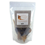Beef and lamb meat bars in a clear bag, perfect for dog treats and natural pet snacks.