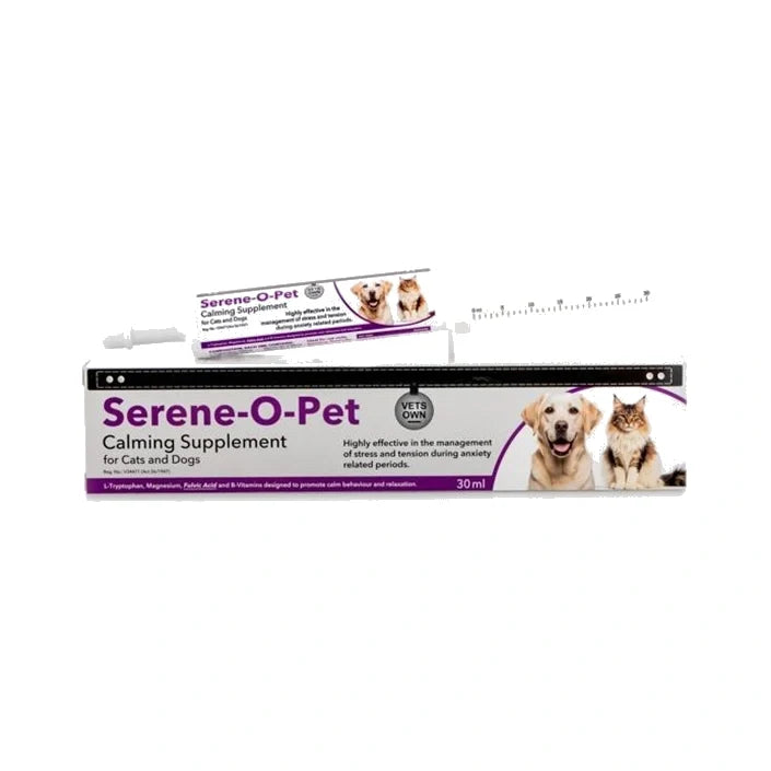 Vets Own Serene-O-Pet Calming Supplement Paste for Dogs 30ml