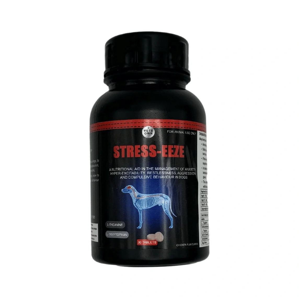 Vets Own Stress-Eeze Calming Tablets for Dogs 30s