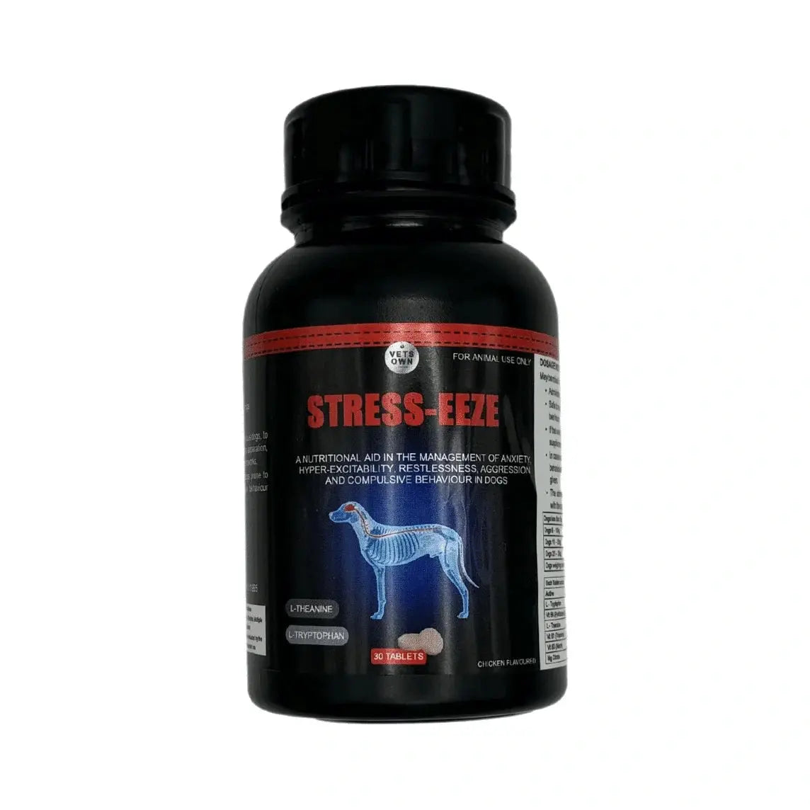 Vets Own Stress-Eeze Calming Tablets for Dogs 30s