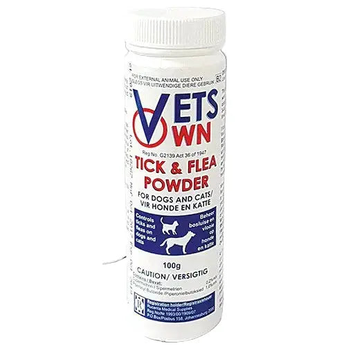 Vets Own Tick & Flea Powder 100g