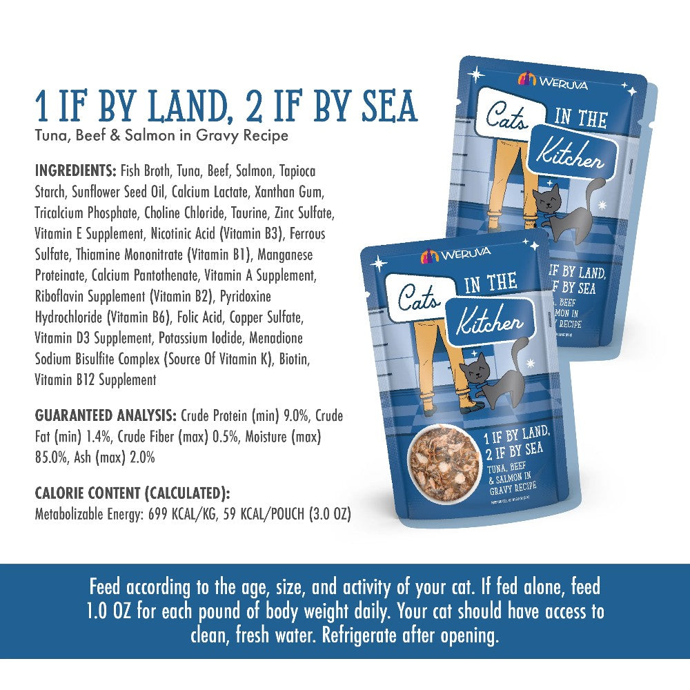 Weruva Pouches - 1 if by Land, 2 if by Sea - product detail image available online in South Africa