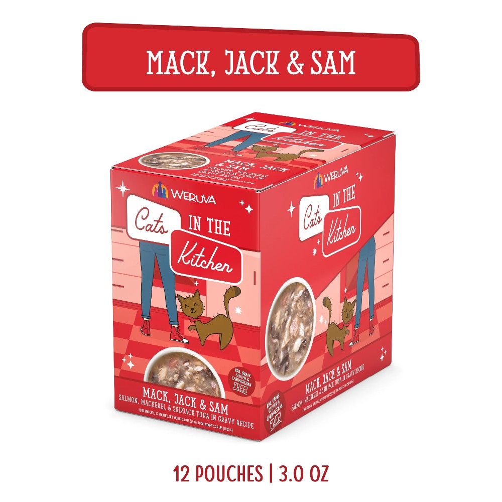 Weruva Pouches - Mack, Jack and Sam - product detail image shop online South Africa