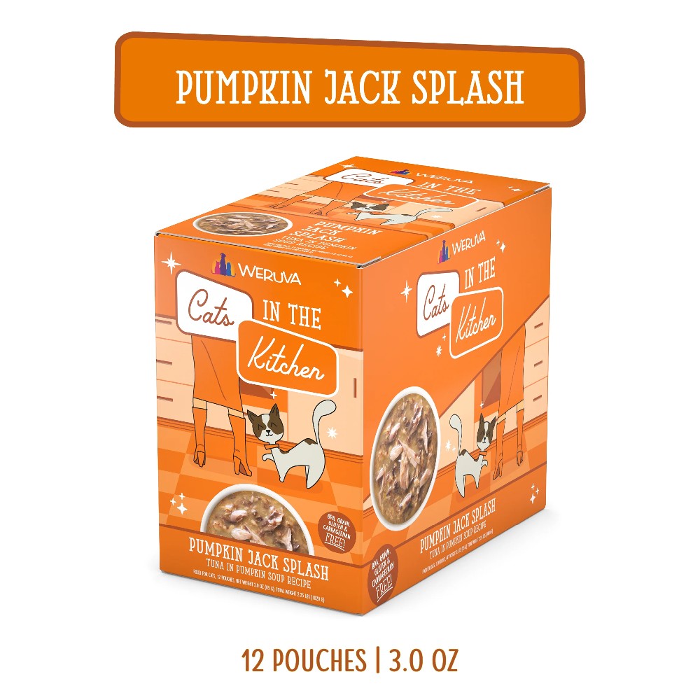 Weruva Pouches - Pumpkin Jack Splash - product detail image shipping in South Africa